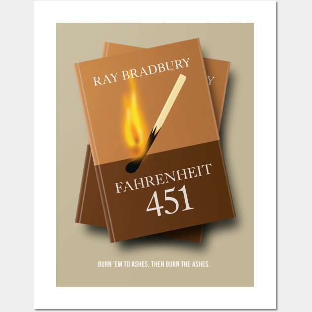 Fahrenheit 451 - Alternative Movie Poster Wall Art by MoviePosterBoy